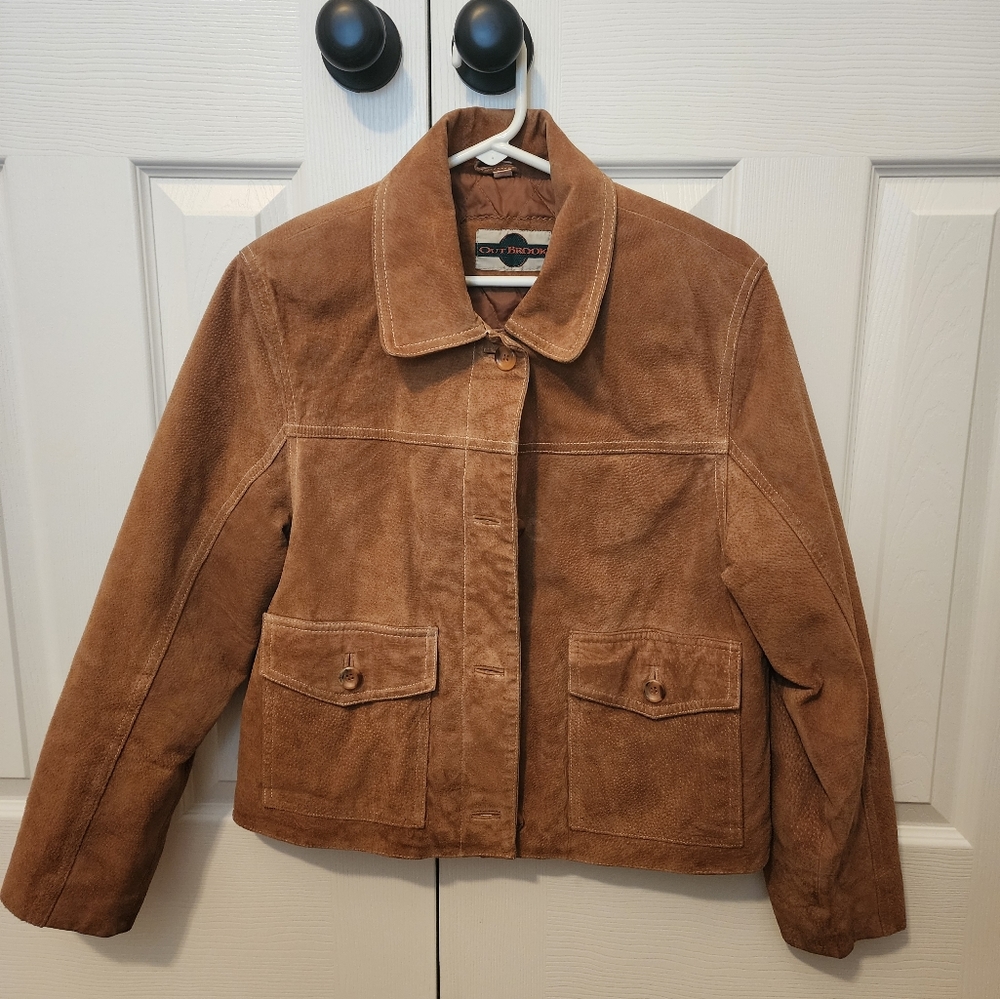 Out Brook women's leather jacket
